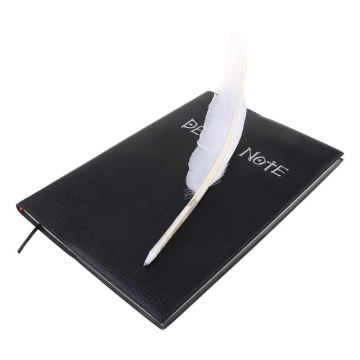 Neue Todesnotiz Cosplay Notebook &amp; Feather Pen Book Animation Art Writing Journal Journal
